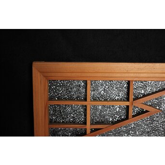 松皮菱組子のダイアガラス明り取り　R0069 