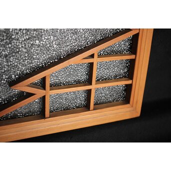 松皮菱組子のダイアガラス明り取り　R0069 