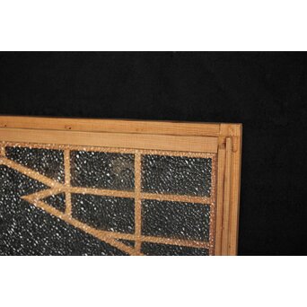 松皮菱組子のダイアガラス明り取り　R0069 