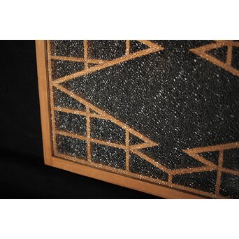 松皮菱組子のダイアガラス明り取り　R0069 