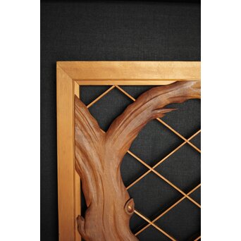 柳に蛙 書院欄間 3枚1組　R0070 