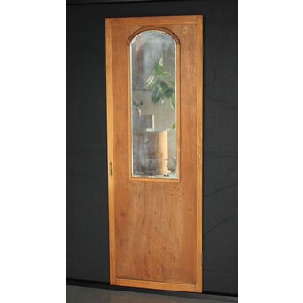 鏡付 一枚板の扉L　B1000