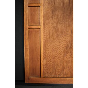 鏡付 一枚板の扉L　B1000 