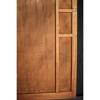 鏡付 一枚板の扉L　B1000 