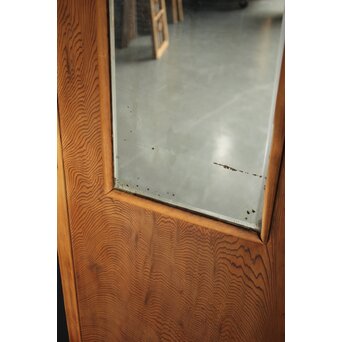 鏡付 一枚板の扉L　B1000 