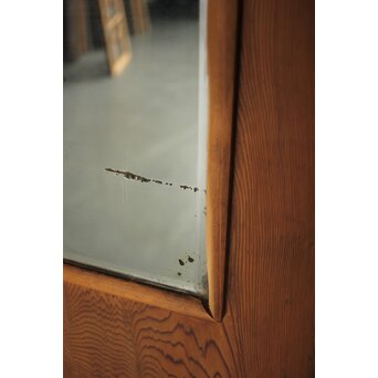 鏡付 一枚板の扉L　B1000 
