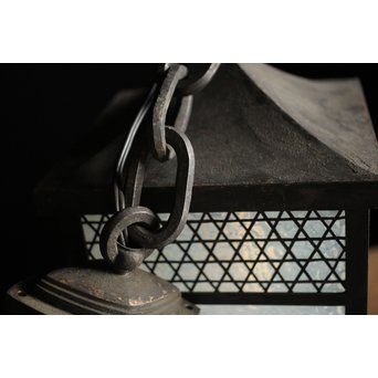 オパールセントガラス 四方灯籠照明　A2032Y 