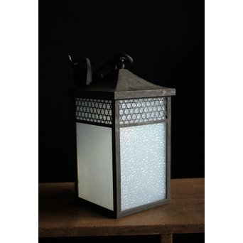 オパールセントガラス 四方灯籠照明　A2032Y