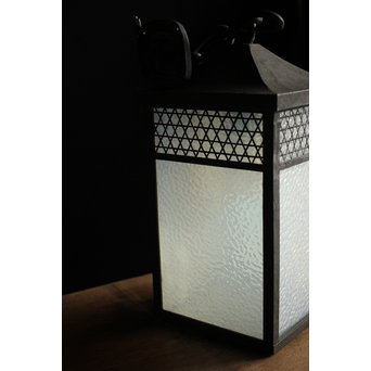 オパールセントガラス 四方灯籠照明　A2032Y 