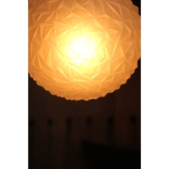 プレスガラス とげとげ球体照明 2個1組　A2033 