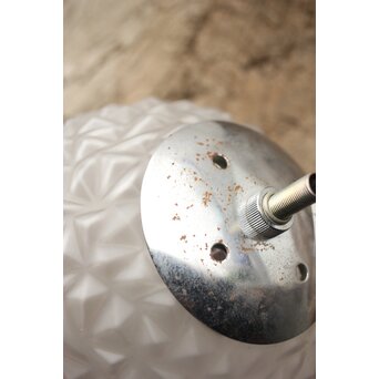 プレスガラス とげとげ球体照明 2個1組　A2033 