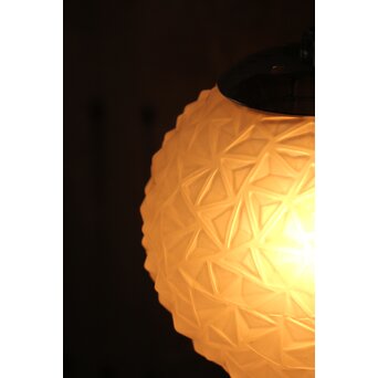 プレスガラス とげとげ球体照明 2個1組　A2033 