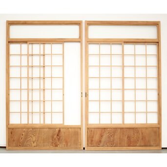 幅広雪見障子戸 2枚1組　F233 