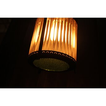 ガラス筒 円柱式電笠/照明　A2034Y 