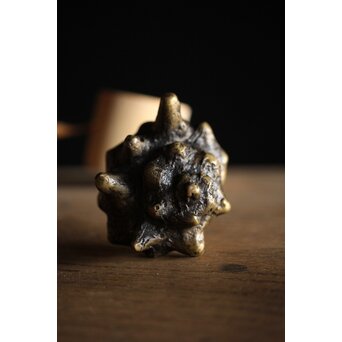 栄螺 唐金 蓋置/香炉　M246 