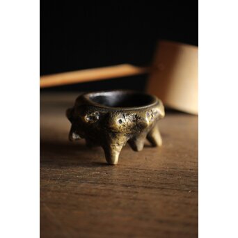 栄螺 唐金 蓋置/香炉　M246 