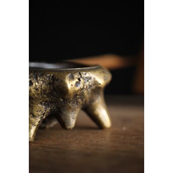 栄螺 唐金 蓋置/香炉　M246 