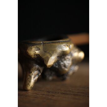 栄螺 唐金 蓋置/香炉　M246 