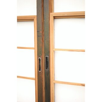 腰板絵 雪見障子戸M 4枚1組　F235 