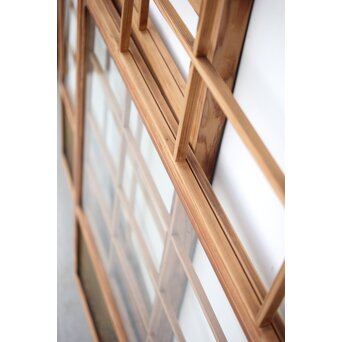 腰板絵 雪見障子戸M 4枚1組　F235 