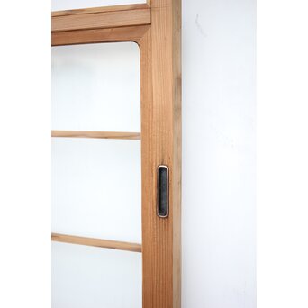 腰板絵 幅広雪見障子戸 2枚1組　F236 