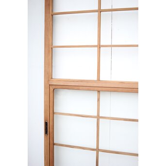 腰板絵 幅広雪見障子戸 2枚1組　F236 