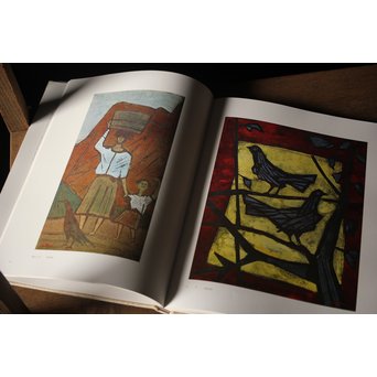 小野忠重版画集 限定160部 オリジナルサイン入 版画2枚付　Z241 