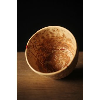 大田垣蓮月 蓮月焼 和歌釘彫茶碗　P214 