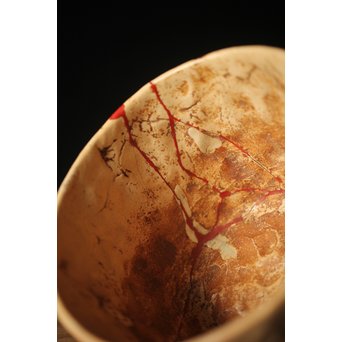 大田垣蓮月 蓮月焼 和歌釘彫茶碗　P214 