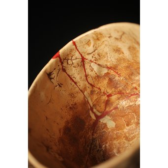 大田垣蓮月 蓮月焼 和歌釘彫茶碗　P214 