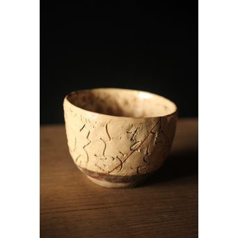 大田垣蓮月 蓮月焼 和歌釘彫茶碗　P214 