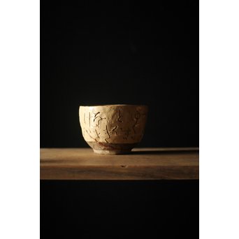 大田垣蓮月 蓮月焼 和歌釘彫茶碗　P214 