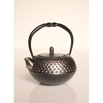 デッドストック共箱 照光堂 砂鉄 豆鉄瓶/急須　M249 