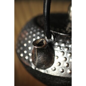 デッドストック共箱 照光堂 砂鉄 豆鉄瓶/急須　M249 