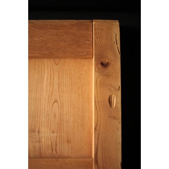 白木総欅重厚鉄金具蔵戸　W012Y 