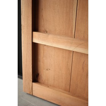 白木総欅重厚鉄金具蔵戸　W012Y 