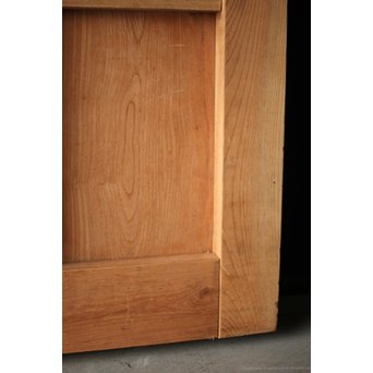 白木総欅重厚鉄金具蔵戸　W012Y 