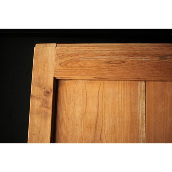 白木総欅重厚鉄金具蔵戸　W012Y 