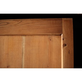 白木総欅重厚鉄金具蔵戸　W012Y 