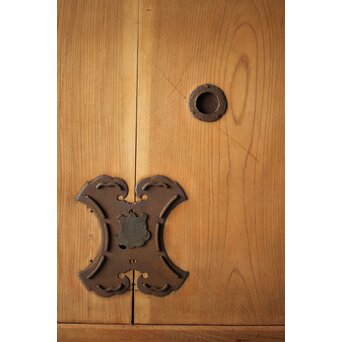 白木総欅無垢板蔵戸　W013 