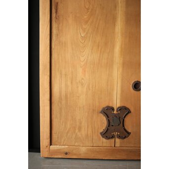 白木総欅無垢板蔵戸　W013 