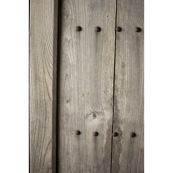 白銀色 総欅板蔵戸　W014 