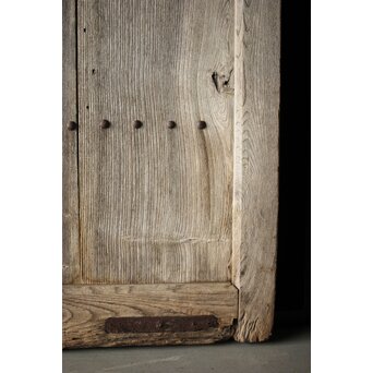 白銀色 総欅板蔵戸　W014 