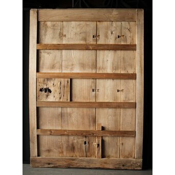 白銀色 総欅板蔵戸　W014 