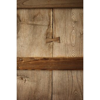 白銀色 総欅板蔵戸　W014 