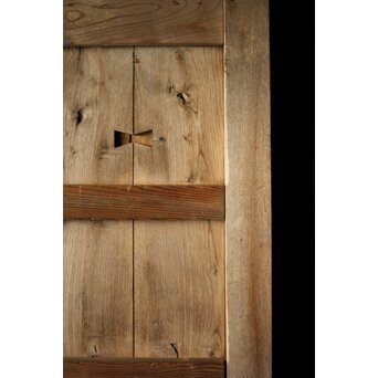 白銀色 総欅板蔵戸　W014 