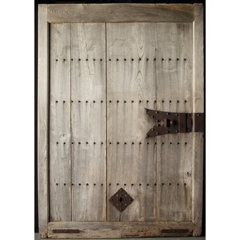 白銀色 総欅板蔵戸　W014 