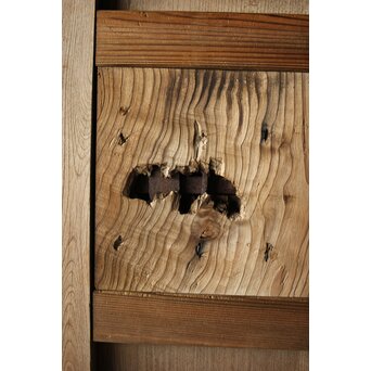 白銀色 総欅板蔵戸　W014 