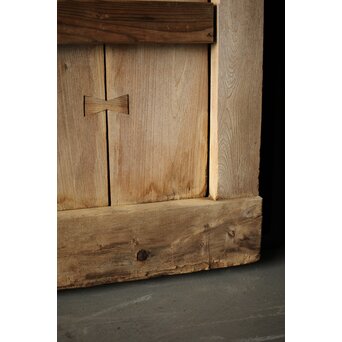 白銀色 総欅板蔵戸　W014 