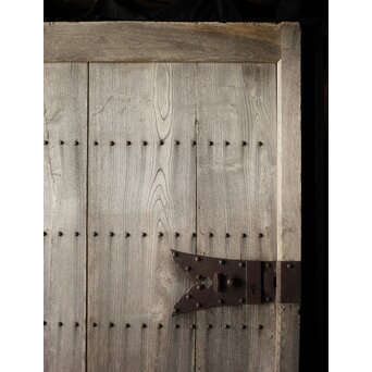 白銀色 総欅板蔵戸　W014 